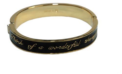 Tinkerbell Think Of A Wonderful Thought Bangle from Disney Couture