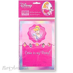 Disney Princess - Invitations - Pack of 20