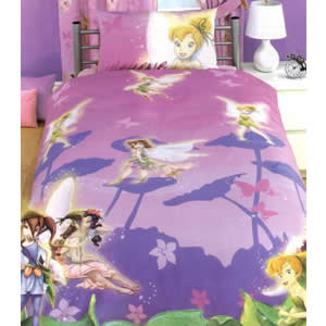 Disney Fairies Fantasy Single Rotary Duvet Set