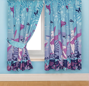 DISNEY Fairies Magic 66` x 72` Curtains