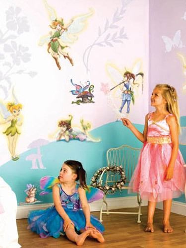 Disney Fairies Room Makeover Kit - Giant Wall Stickers
