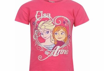 Frozen Anna and Elsa T-Shirt Age 11-12
