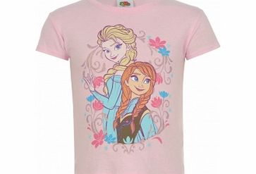 Frozen Elsa and Anna T-Shirt Age 7-8