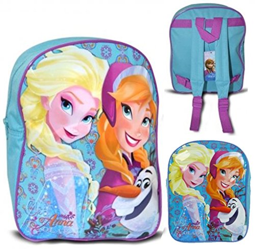 Disney Frozen Elsa Anna & Olaf School Bag Rucksack Backpack Brand New Official Licensed
