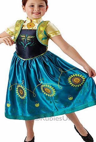 Disney Frozen Fever Anna Dress - Medium (Age 5-6)