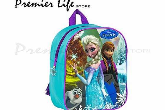 Disney Frozen Junior Backpack Rucksack (32cm x 25cm x 10cm) - Anna Elsa 
