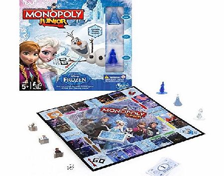 Disney Frozen Kids Board Game Disney Frozen Edition Monopoly Junior Girls Boys Adventure Toy