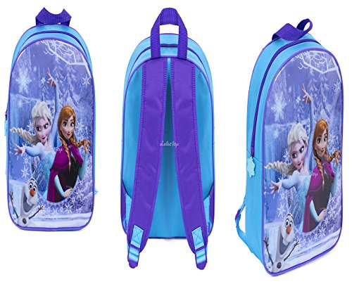 New Disney Frozen Forever Sisters Elsa Anna and Olaf Backpack School Bag Fully Official Licensed Item