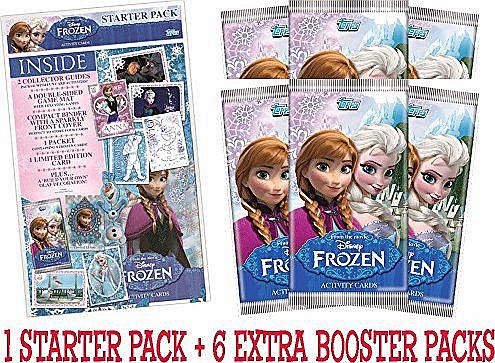 Disney Frozen Official Disney Frozen trading card game starter binder pack   6 extra booster packets