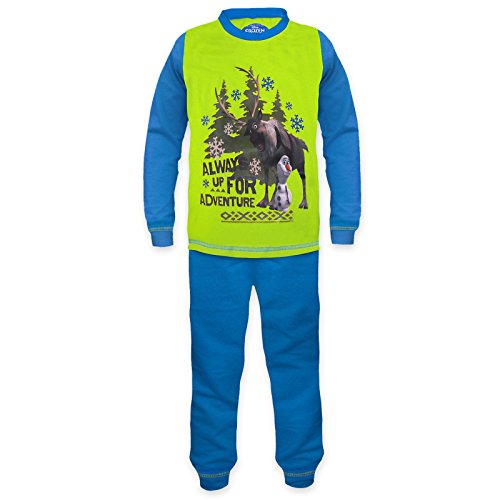 Frozen Official Gift Toddler Boys Kids Long Pyjamas Green 2-3 Years