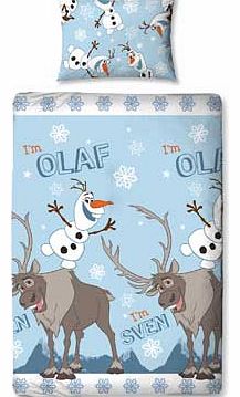 Disney Frozen Olaf Rotary Duvet Cover Set - Single