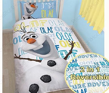 Disney Frozen Olaf Single Panel Duvet Cover and