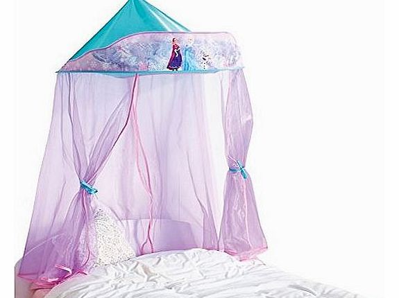 ReadyRoom Frozen Bed Canopy, Purple