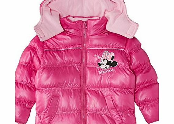 Disney Girls Minnie Mouse Coat, Fuchsia, 8 Years
