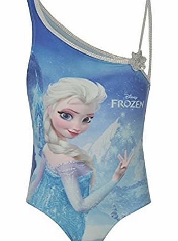 Disney Kids Princess Swimsuit Infant Girls Swim suit Swimming Costume One Piece Frozen Elsa 5-6 Yrs