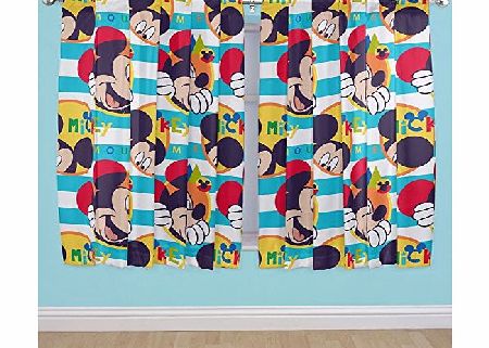 Mickey Mouse Curtains - 168cm x 183cm