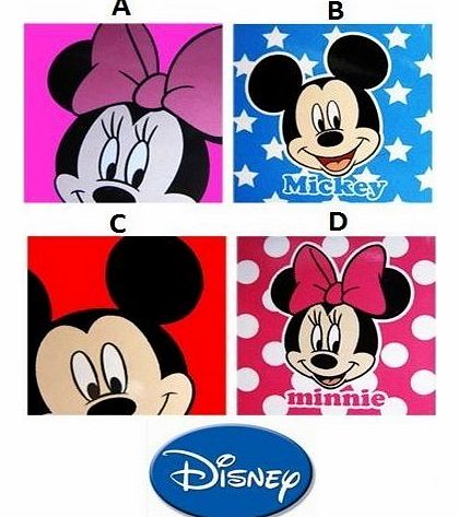 Mickey Mouse or Minnie Mouse Wash Cloth Flannel - Design D