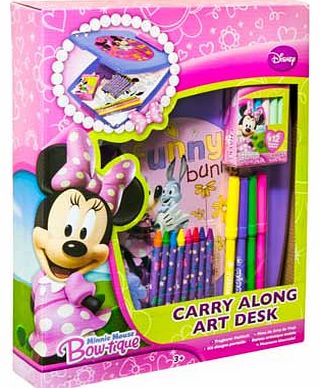 Disney Minnie Mouse Carry Along Art Desk