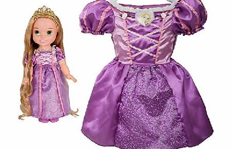 My First Princess Rapunzel Doll amp; Toddler Dress Gift Set 3-4 years doll amp; dressing up costume