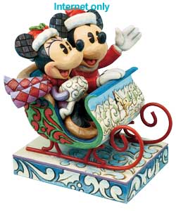 disney Old Fashioned Sleigh Ride - Mickey and Minnie
