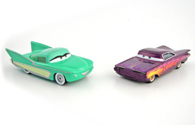 disney Pixar Cars - Diecast Movie Moments - Flo and Ramone