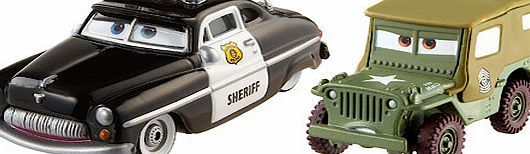 Disney Pixar Cars 2 - Race Team Sheriff and Sarge
