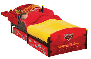 Pixar Cars Toddler Bed with Storage