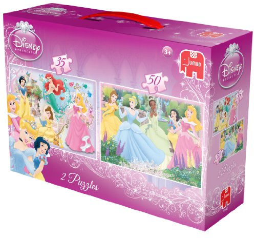 Disney Princess 2 in a Box Puzzles (35   50 Pieces)