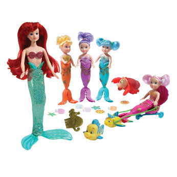 Disney Princess Ariel and Friends Dolls