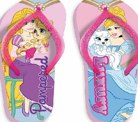 Disney Princess Cinderella Disney Princess Flip Flops Size 9-10