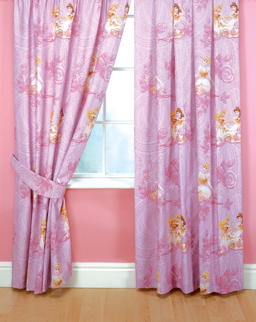 Disney Princess Curtains ` Sparkle`Design 72 Drop