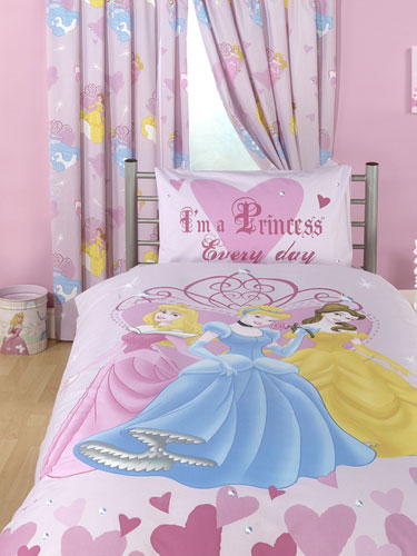 Disney Princess Curtains and#39;Princess Every Dayand39; Design 54 drop