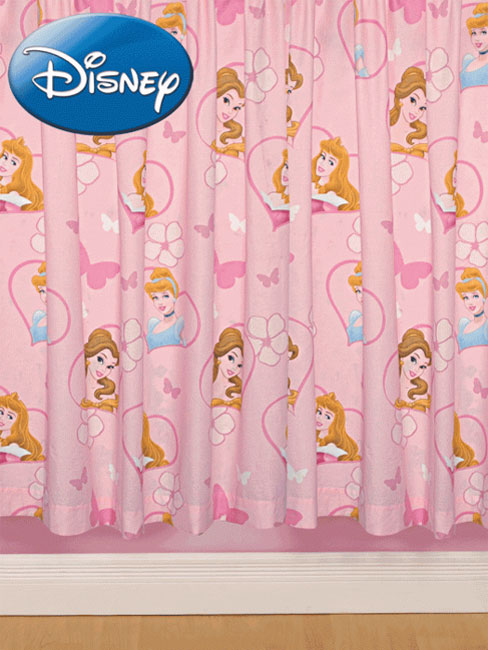 Disney Princess Curtains Royal Design