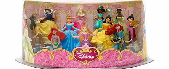Disney Princess Deluxe 10 Figure Playset