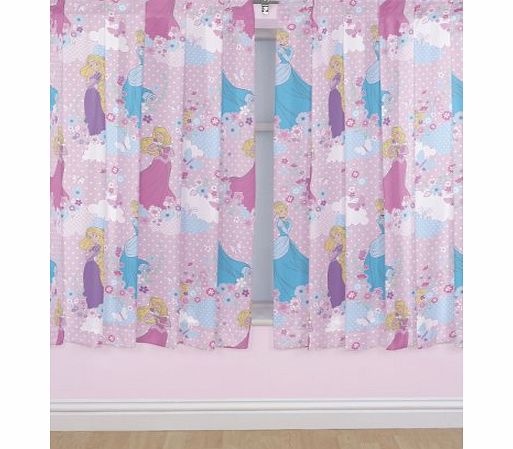 Disney Princess Dreams Curtains - 168cm x 183cm