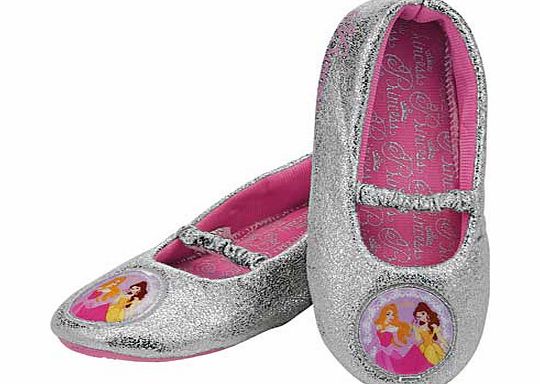 Disney Princess Girls Grey Slippers - Size 8