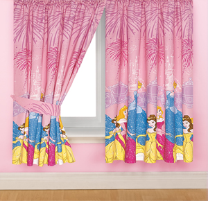 Princess `handelier`66 inch x 54 inch Curtains