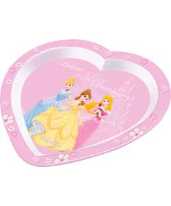 Princess Heart Shaped Plate