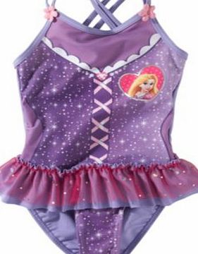 Disney Princess Rapunzel Girls Lilac Swimsuit -