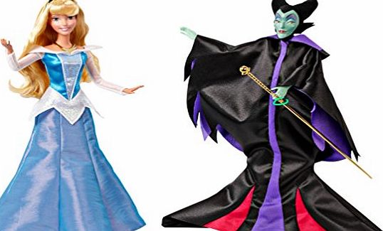 Disney Princess Signature Collection Sleeping Beauty amp; Maleficent Doll Giftset