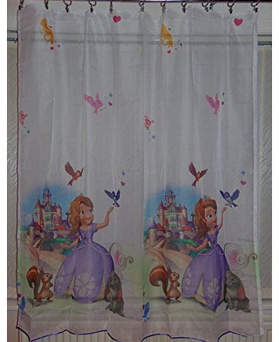 Disney voile net curtain PRINCESS SOFIA width 150cm/59`` x drop 160cm/63``