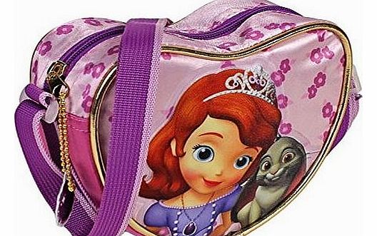 Disney Princess Sofia the First Kids Purple Heart Shoulder Bag