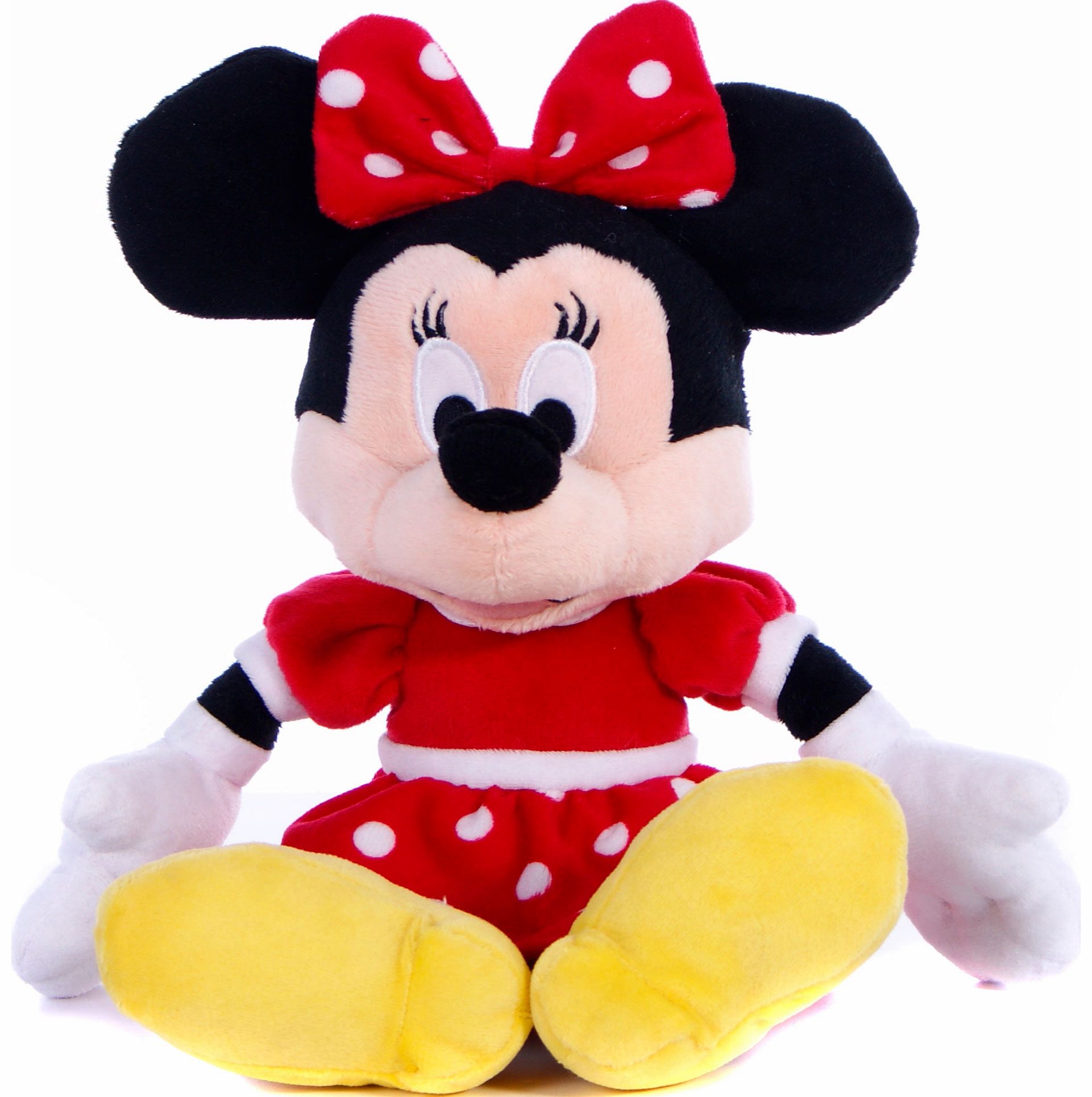 Disney Red Dress Disney Minnie Mouse 10`` Soft Toy In
