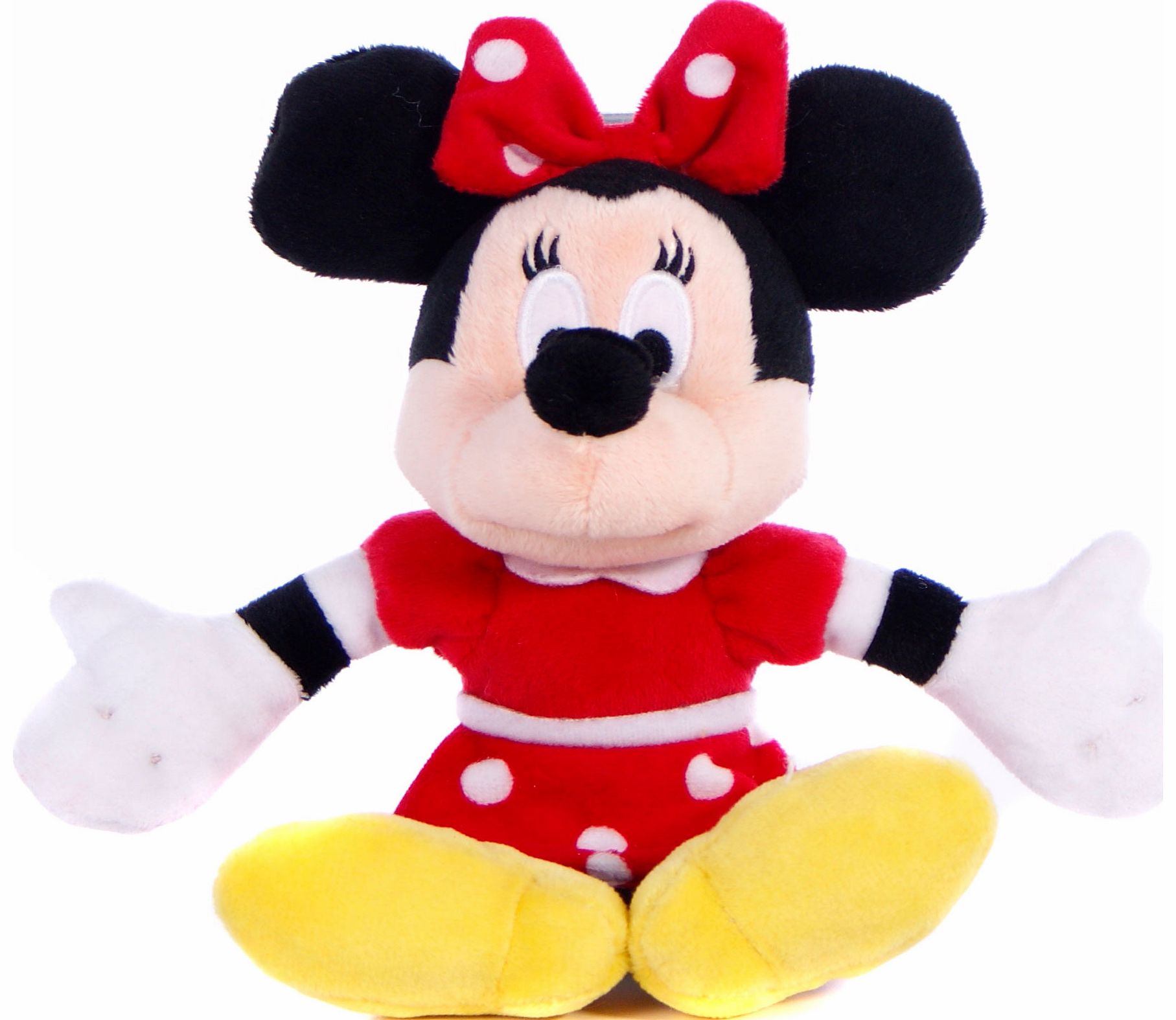 Red Dress Disney Minnie Mouse 8`` Soft Toy