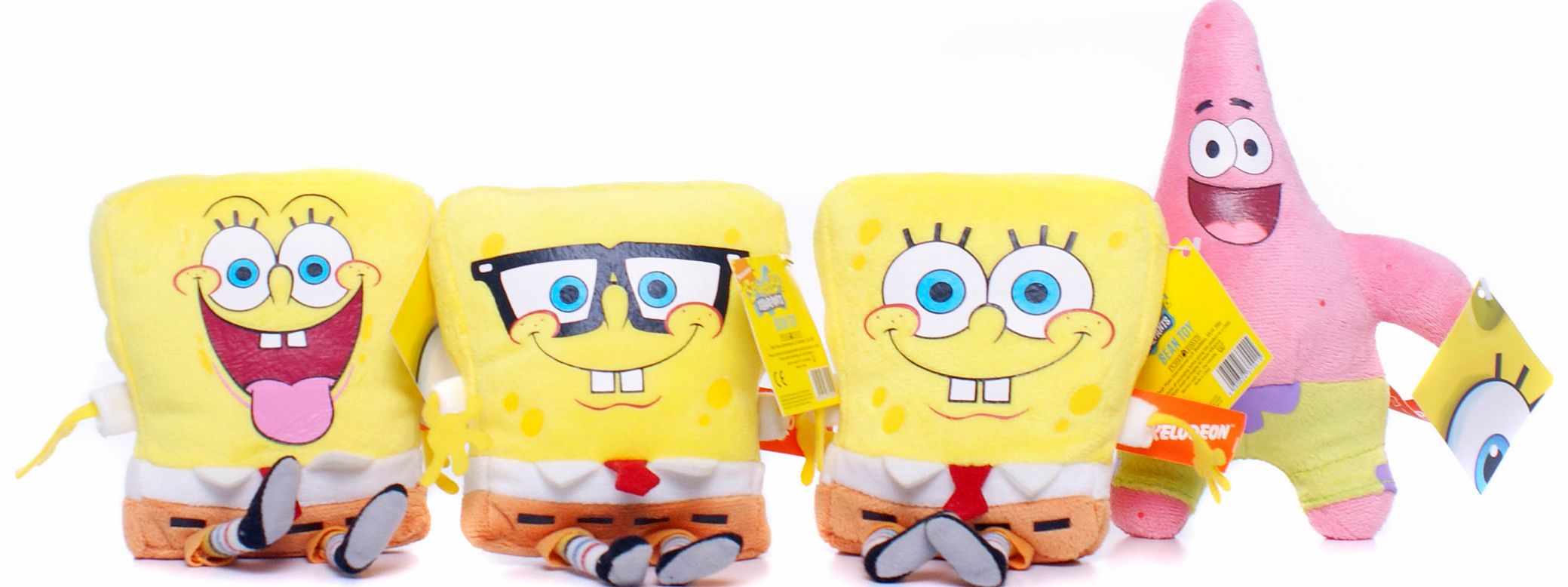 Disney Spongebob Squarepants Soft Bean Toy - Assorted