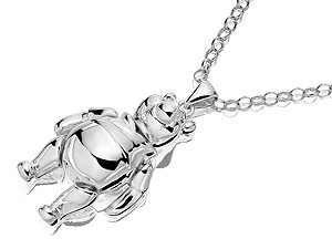 DISNEY Sterling Silver Articulated Winnie The