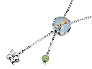 DISNEY Sterling Silver Tinkerbell Star And Bead