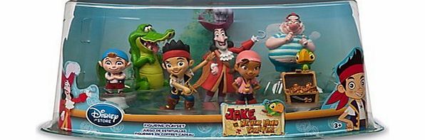 Store Disney Jr. Jake and the Never Land/Neverland Pirates 7 Piece Action Figure Figurine Gift Play Set