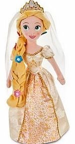 Disney Tangled Rapunzel Plush Soft Wedding Bride Doll -- 24 H