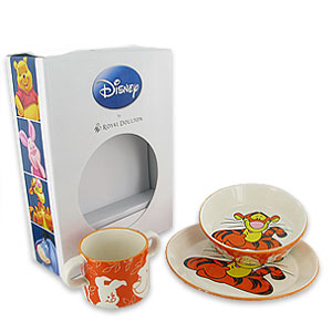 disney Tigger Mug Bowl and Plate Gift Set